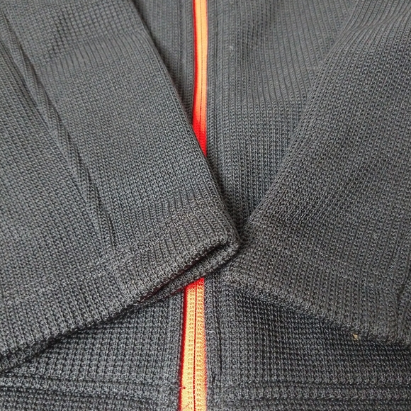 MENS SPYDER STELLAR JACKET Size Large Black Sherpa Lined Bonded Fleece - Picture 5 of 8